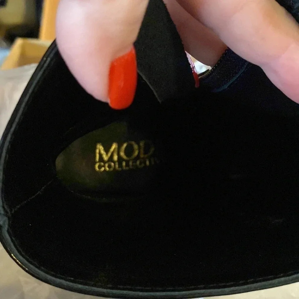 Mode Collective by Revolve the Alchemy Boot in Black Patent Leather 6 - Picture 12 of 15